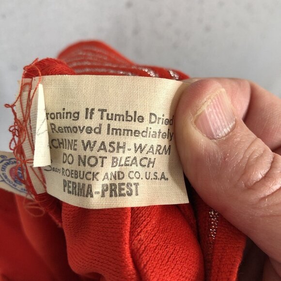 Vintage Celanese Maxi Skirt Women 14 Retro Polyester 70s Sailor Preppy Old Money - Picture 15 of 16